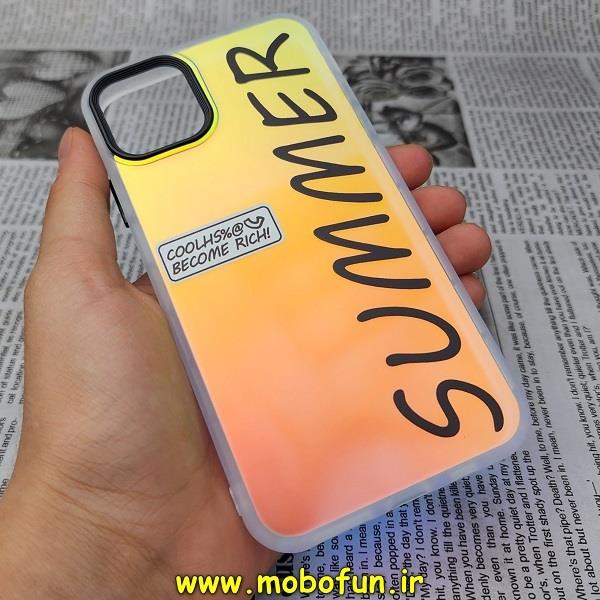 قاب گوشی iPhone 11 Pro Max آیفون طرح ضدضربه هولوگرامی لنز رنگی هفت رنگ SUMMER کد 412